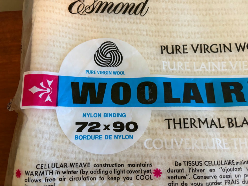 Woolaire Virgin Wool Thermal Blanket, Sealed - image 4 of 10