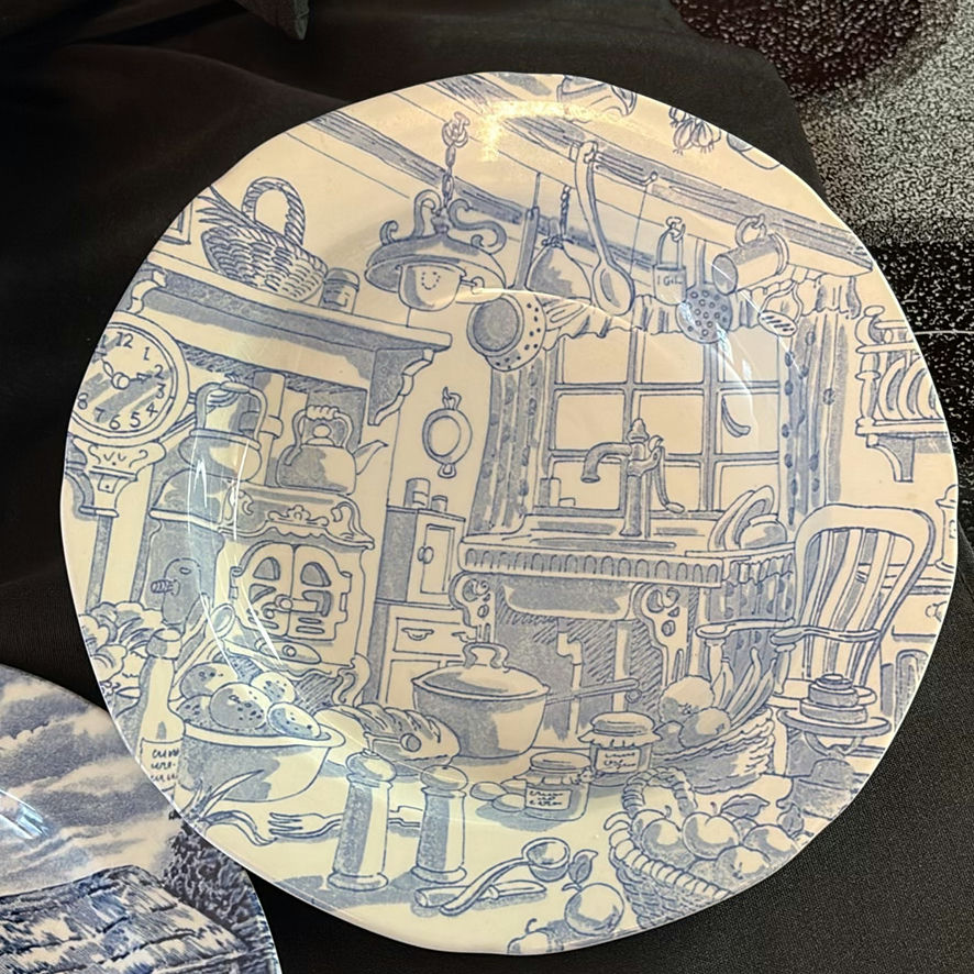 Blue & White Decorative Collector Plates - image 2 of 21