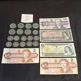 Collection Of Canadian Coins and Bank Notes - thumbnail 1 of 18