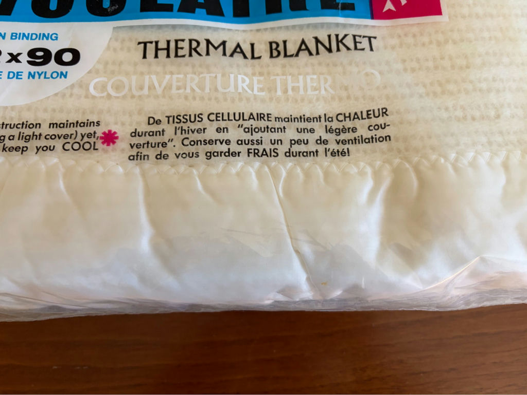 Woolaire Virgin Wool Thermal Blanket, Sealed - image 6 of 10