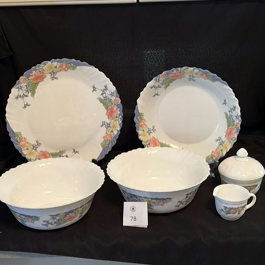 Vintage Arcopal “Florine” Serving Dishes - image 1 of 9