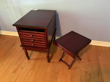 Side Table With 4 Built-In TV Tables - thumbnail 6 of 10
