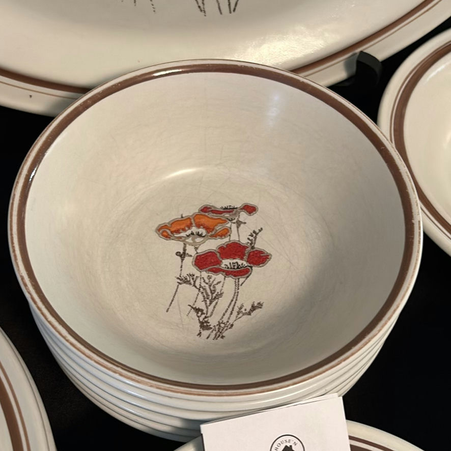 Vintage Royal Doulton Fieldflower Dish Set - image 4 of 18