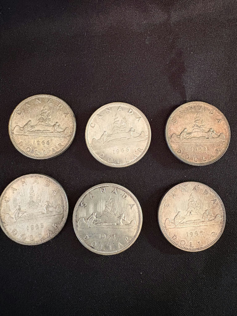 Canadian Silver Dollars - image 2 of 15