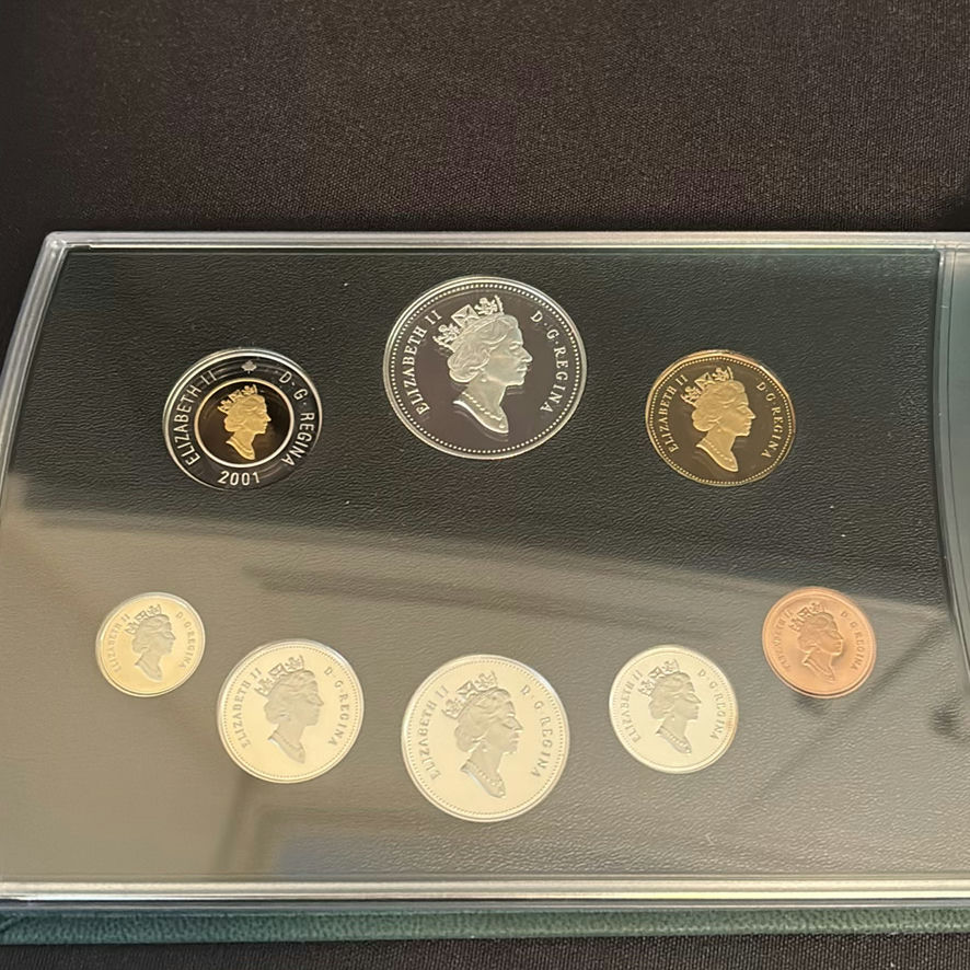 2001 RCM Proof Set Of Canadian Coins - image 5 of 10