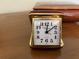 Sorrento Inlaid Wood Musical Jewelry Box & Ingraham Tavel Clock - thumbnail 3 of 14