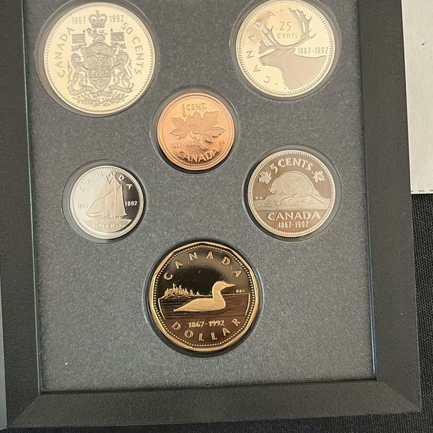 1992 RCM - 7 Coin - Double Dollar Proof Set Of Canadian Coinage - image 3 of 8