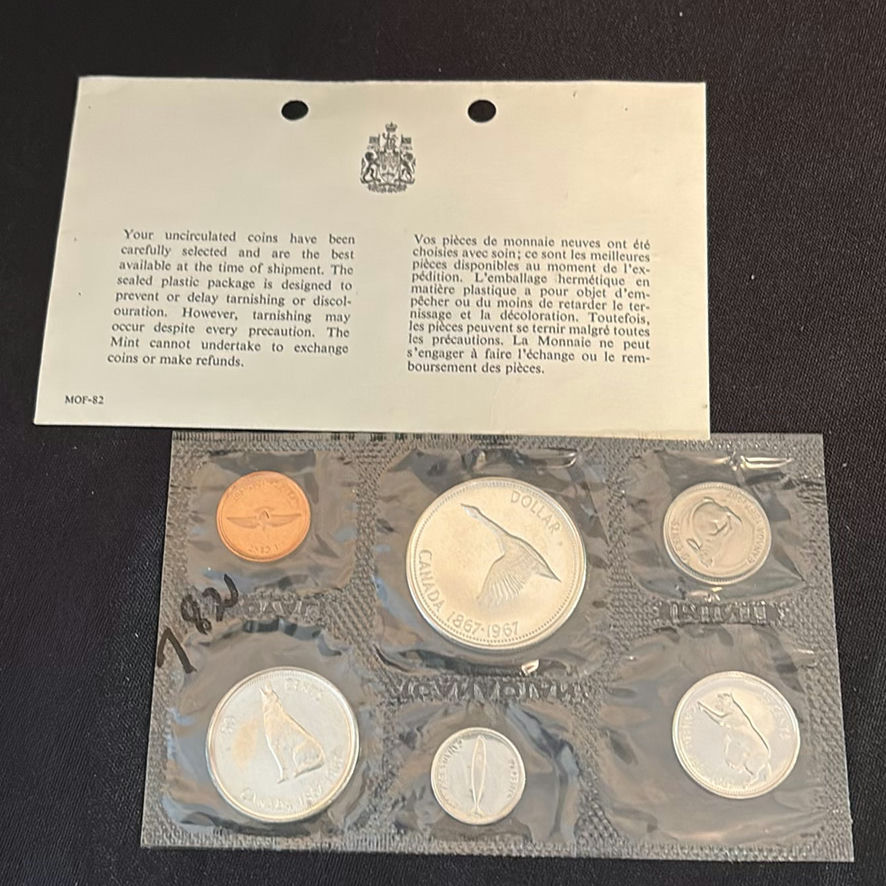 RCM Canadian 1967 Centennial Set of Uncirculated Coins - image 11 of 11