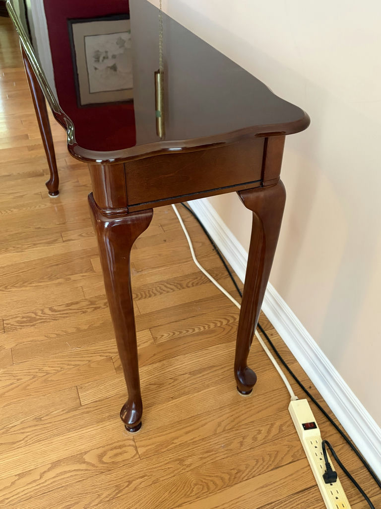 Ethan Allen Mahogany Console Table - image 8 of 10