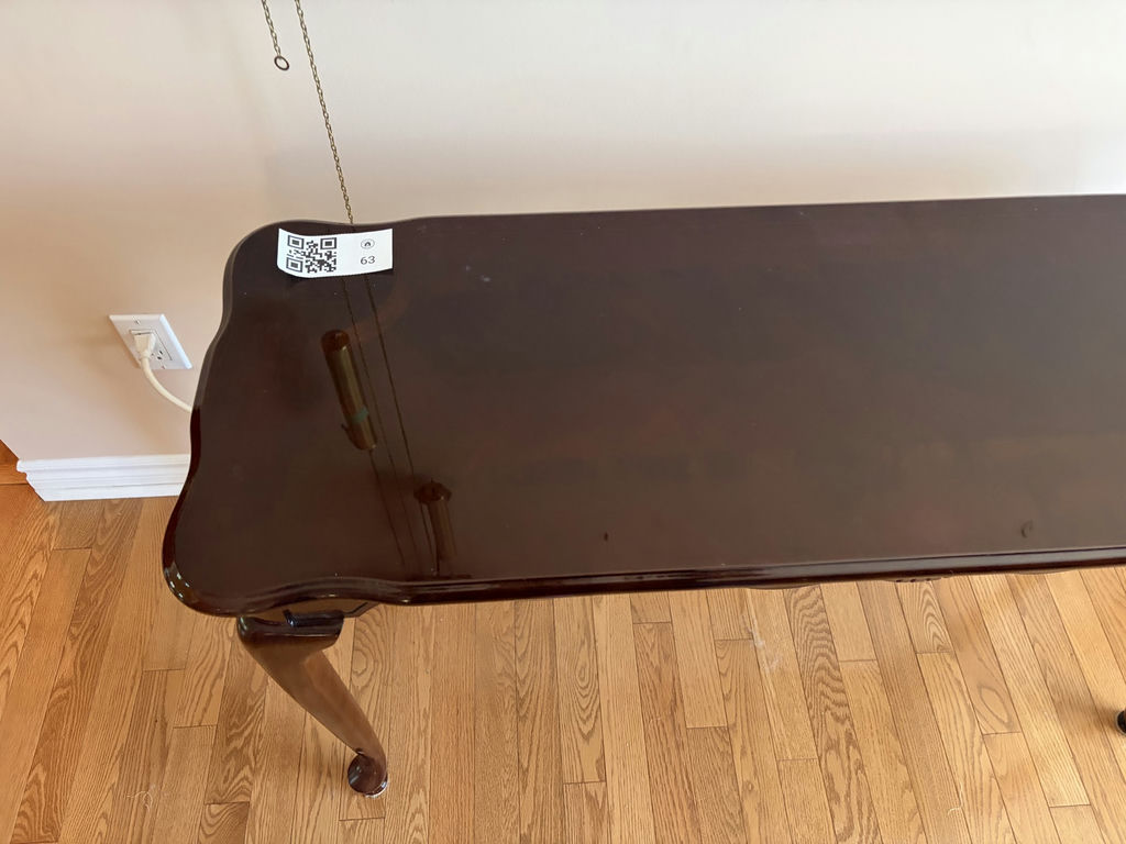 Ethan Allen Mahogany Console Table - image 2 of 10