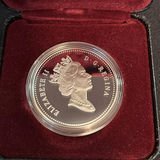 RCM Coins; 2006 Silvery Blue Butterfly and 1996 McIntosh Apple Proof Silver Dollar - thumbnail 8 of 10