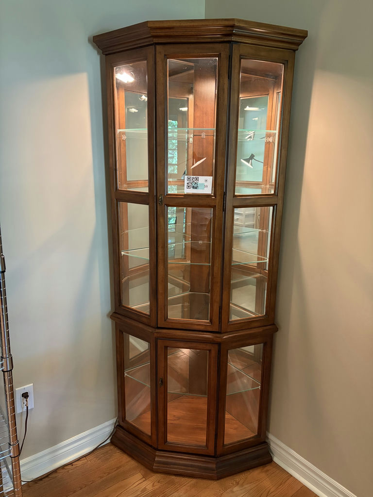 Corner China Cabinet - image 1 of 8