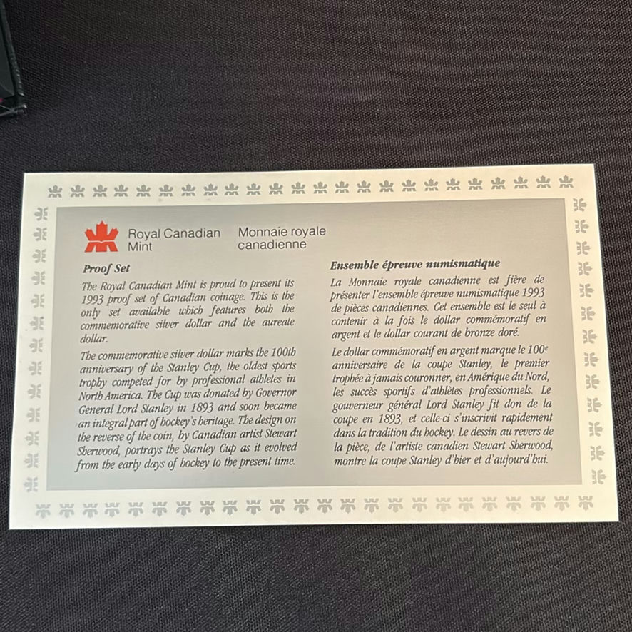 1993 RCM Proof Set Of Canadian Coins - image 2 of 10