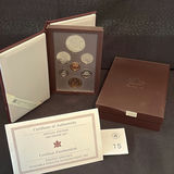 1995 RCM Double Dollar Proof Set Of Canadian Coins - thumbnail 1 of 10