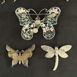 Assortment Of Silver Plated Brooches - thumbnail 9 of 12