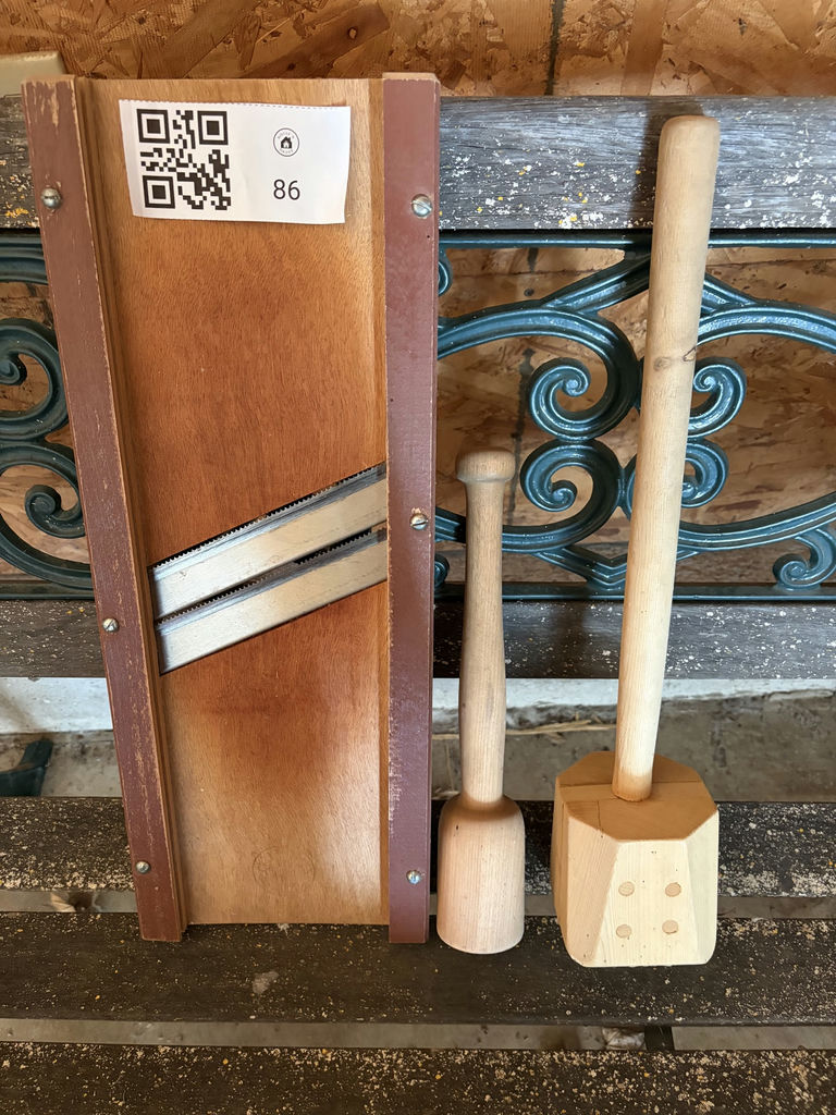Cabbage Shredder And Utensils - image 1 of 8