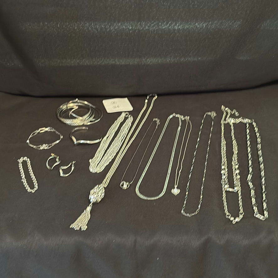 Collection Of Silver Costume Jewellery - image 1 of 14
