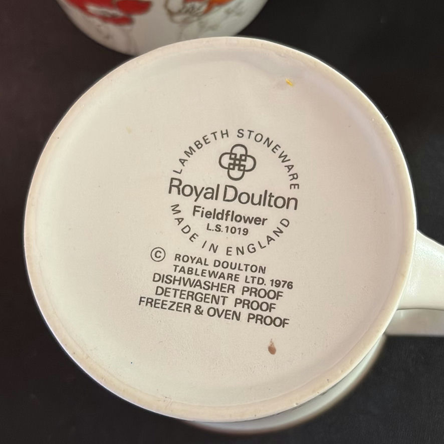 Vintage Royal Doulton Fieldflower Dish Set - image 8 of 18