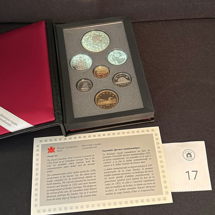 1993 RCM Proof Set Of Canadian Coins - image 1 of 10