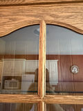 Solid Oak Buffet & Hutch - thumbnail 10 of 15