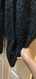 Black Textured Open-Front Shawl Cardigan - thumbnail 2 of 4
