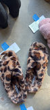 SODA Leopard Print Faux Fur Slippers - thumbnail 1 of 6