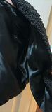 Black Textured Open-Front Shawl Cardigan - thumbnail 4 of 4