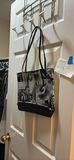 Black and Gray Printed Tote Handbag - thumbnail 1 of 4