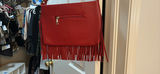 Red Fringe Crossbody Handbag - thumbnail 3 of 3