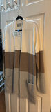 Two Women's Open Front Color Block Cardigans - thumbnail 1 of 8