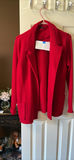 Tribal Red Open Front Cardigan Sweater - thumbnail 1 of 4