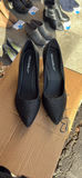 Piccadilly Black Glitter High Heel Pumps with Shoe Bag - thumbnail 2 of 6