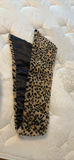 Leopard Print Faux Fur Hat, Scarf, and Gloves Set - thumbnail 4 of 4