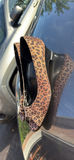 Impo Leopard Print Peep Toe Wedge Heels - thumbnail 3 of 5