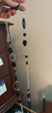 Black Beaded Necklace and Matching Earrings - thumbnail 2 of 4