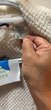 White Hooded Bathrobe Size L/XL - thumbnail 4 of 5