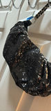 Black Sequin Shoulder Bag - thumbnail 2 of 3
