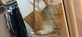 Woven Straw Tote Bag with Floral Embellishments - thumbnail 4 of 5