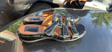 Clarks Artisan Black Leather Slide Sandals - thumbnail 3 of 5