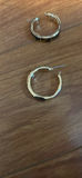 Gold-Tone Bracelet and Hoop Earrings - thumbnail 3 of 5