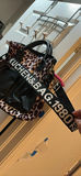 Leopard Print Handbag with Shoulder Strap - thumbnail 4 of 4
