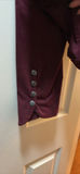 Women's Burgundy Pants - thumbnail 3 of 4