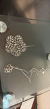 Silver-Tone Floral Jewelry Set and Beaded Necklace with Earrings - thumbnail 1 of 3