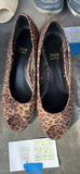 Impo Leopard Print Peep Toe Wedge Heels - thumbnail 1 of 5