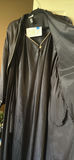 Black Satin Robe and Nightgown Set - thumbnail 3 of 4