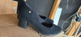 Piccadilly Black Heeled Pumps - thumbnail 2 of 6