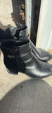 Stefania Italy Black Ankle Boots Size 36 - thumbnail 1 of 3