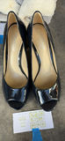 Naturalizer Black Patent Peep-Toe Heels - thumbnail 1 of 6