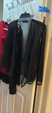Women's Black Cardigans and Red Lace Top - thumbnail 5 of 6
