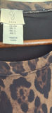 Joie Leopard Print Long Sleeve Dress Size Small - thumbnail 2 of 3